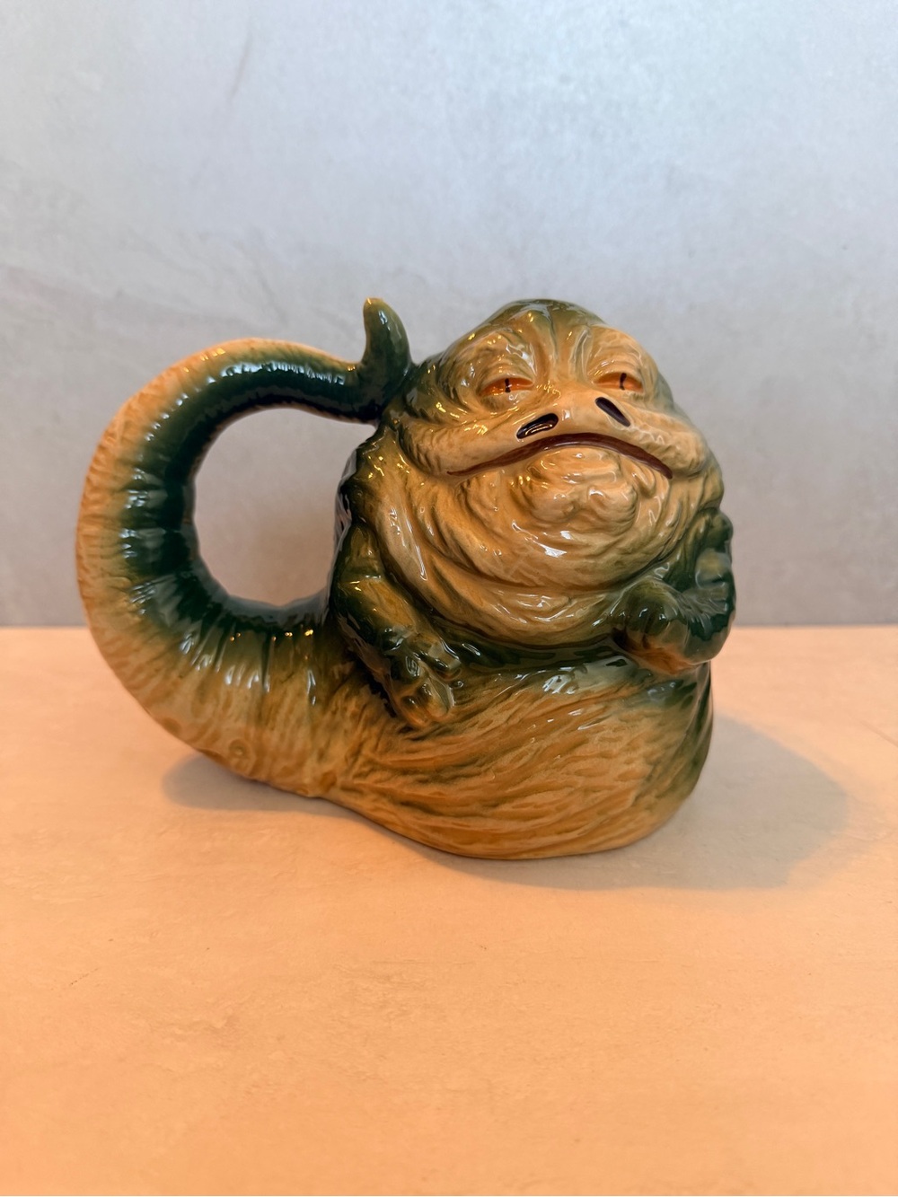 Star Wars Jabba The Hutt 3D Sculpted Ceramic Coffee Mug Vandor Lucasfilm 20 Oz - Picture 1 of 9